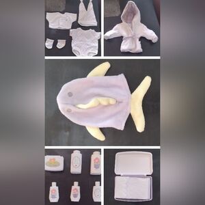 American Girl Doll Bitty Baby Bath Time Clothes and Accessories Set